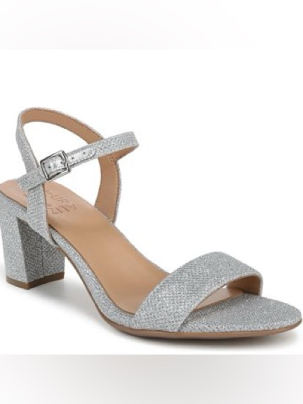 Pizz Annu Bristol Sandals in Silver 8.5 New